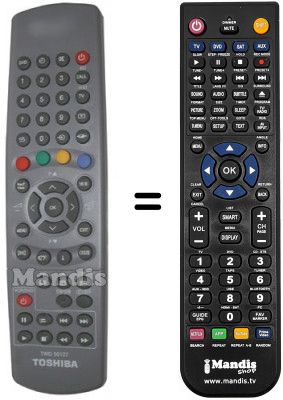 Telecomando equivalente Toshiba SEC0609