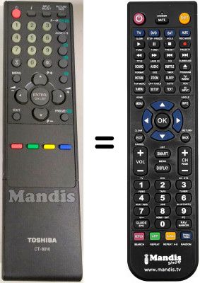 Telecomando equivalente Toshiba SEC14266