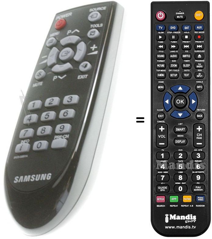 Telecomando equivalente BN5900891A