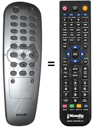 Telecomando equivalente Philips 996500017184